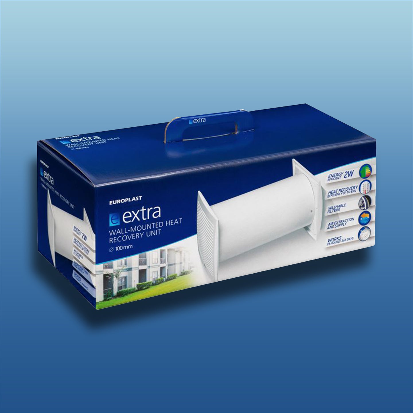 Einzelraumlüftungsanlage mit Wärmerückgewinnung E-EXTRA