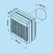 K-TECH-PRO Fensterventilator KMAO pro K011204s