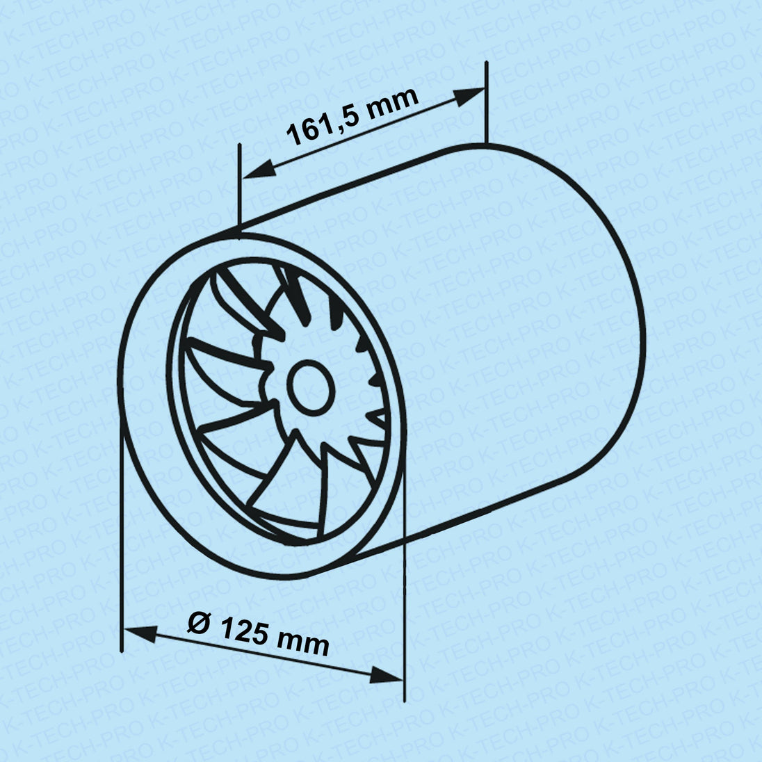 K-TECH-PRO Rohreinschubventilator Eco pro K013400