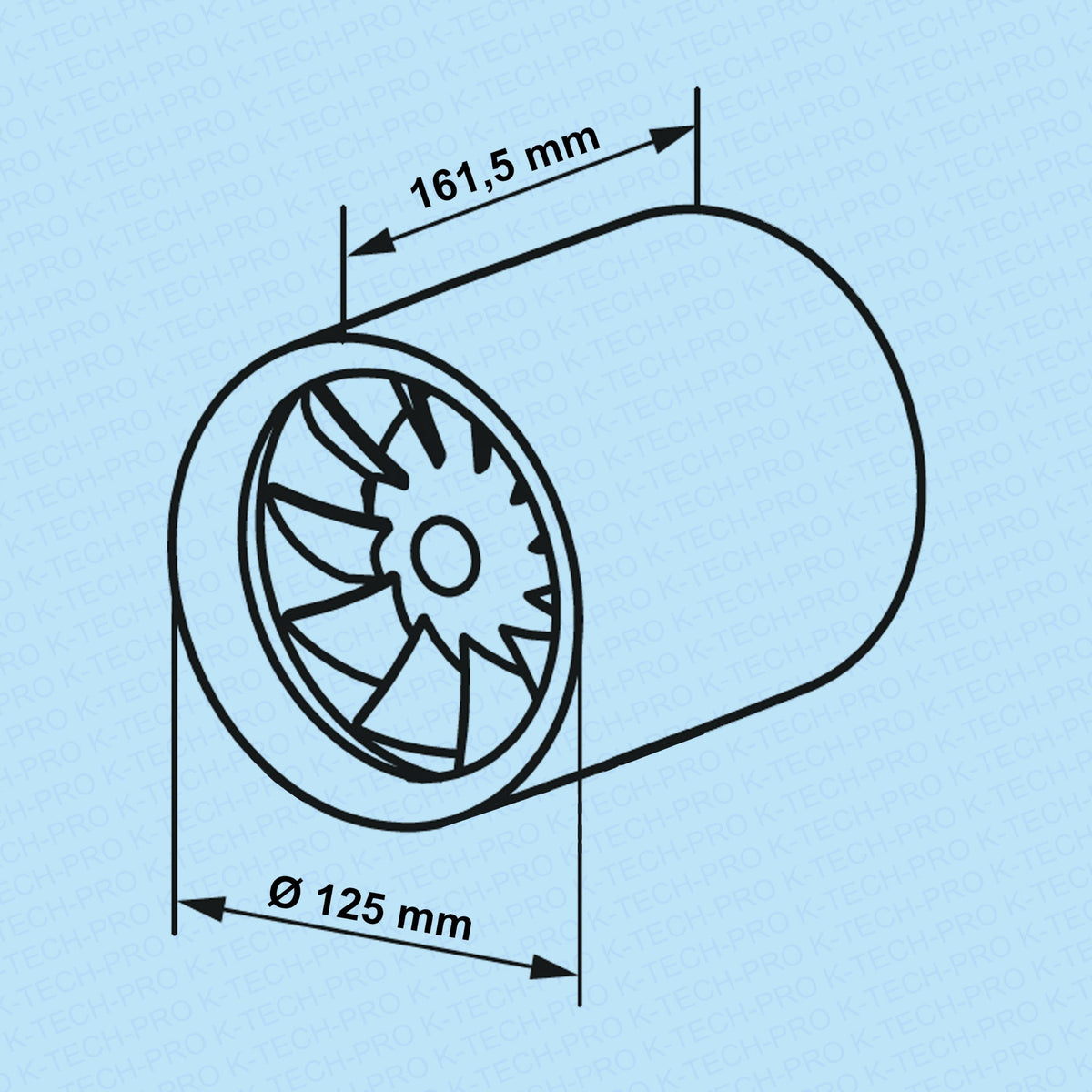 K-TECH-PRO Rohreinschubventilator Eco pro K013400
