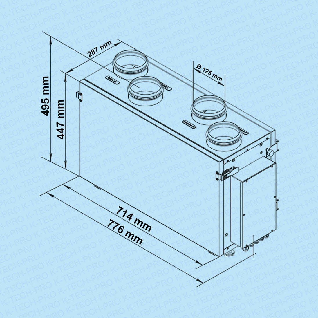 K-TECH-PRO Optima Basic EC vertikal K030601