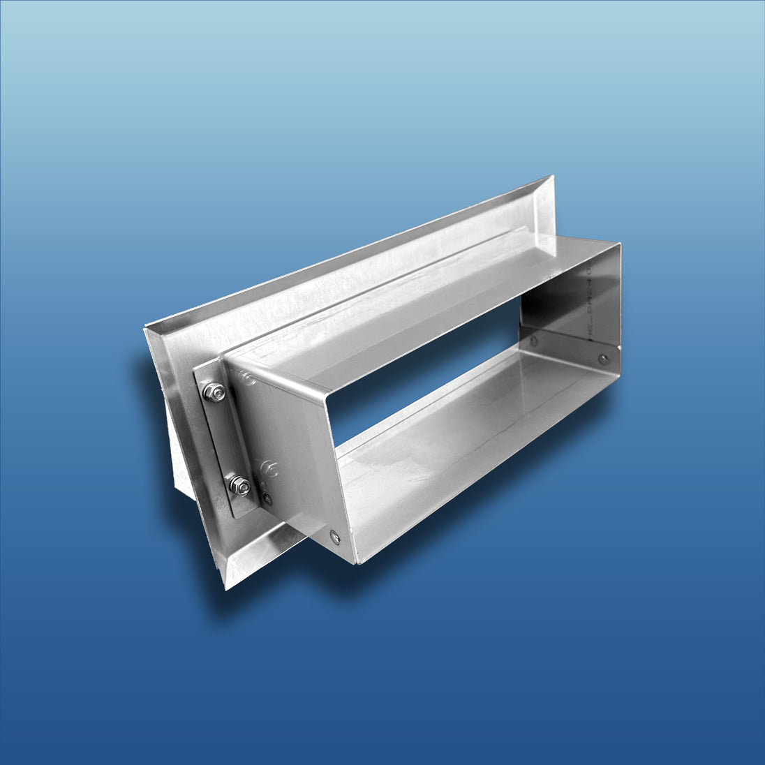 K-TECH-PRO Flachkanal Wandauslass Edelstahl K032