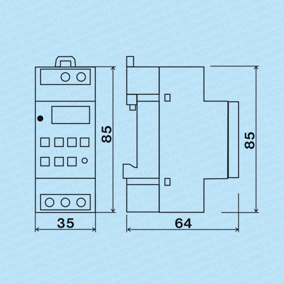 Elektro Bock Hutschienen Wochen Zeitschaltuhr K0503