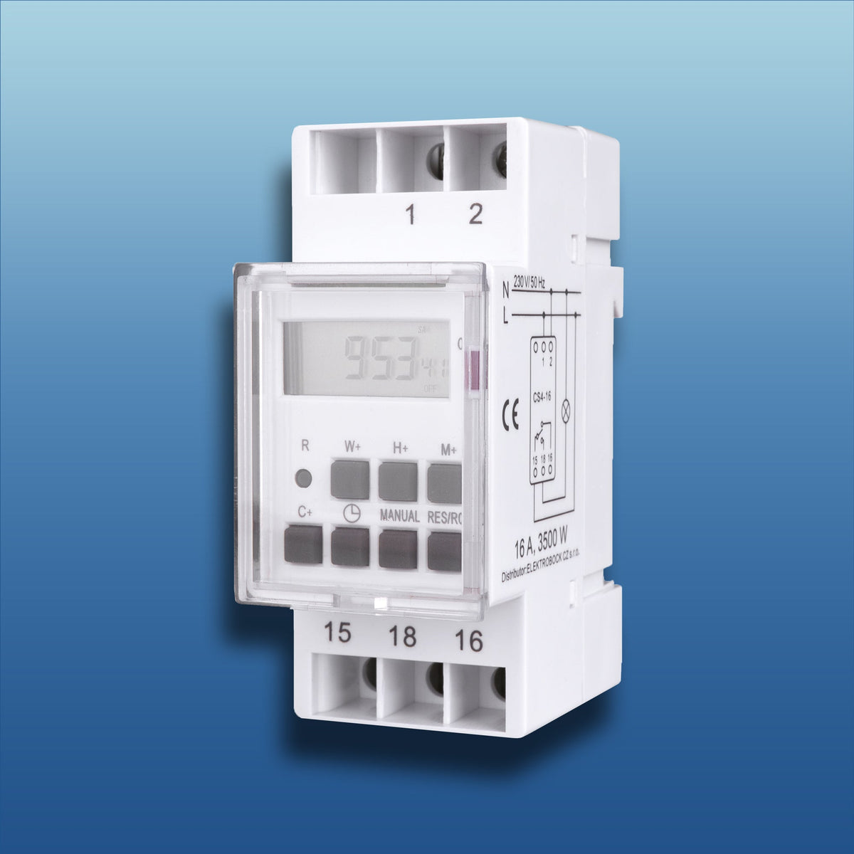 Elektro Bock Hutschienen Wochen Zeitschaltuhr K0503