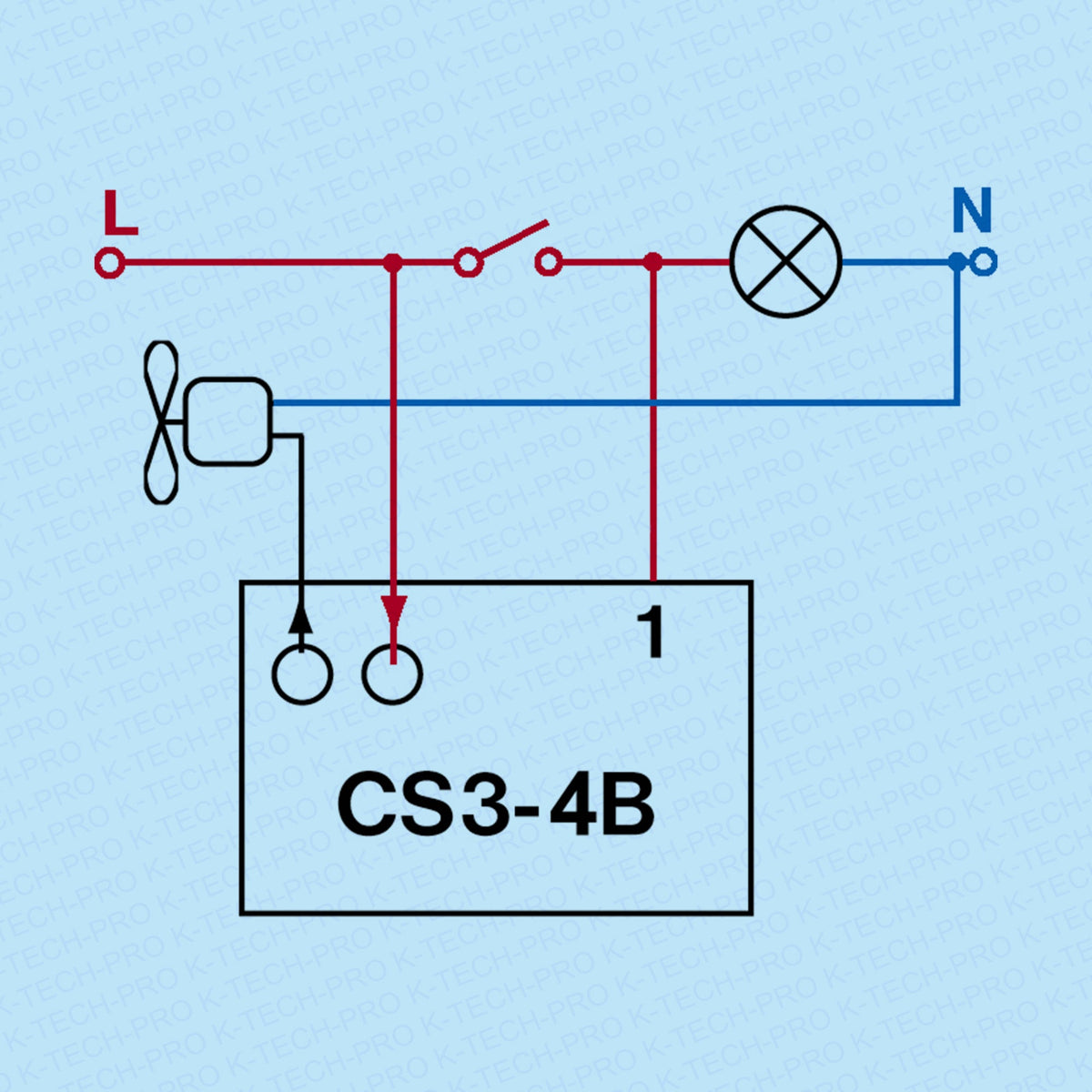 Elektro Bock Elektro Bock Nachlaufrelais mit Einschaltverzögerung K051702