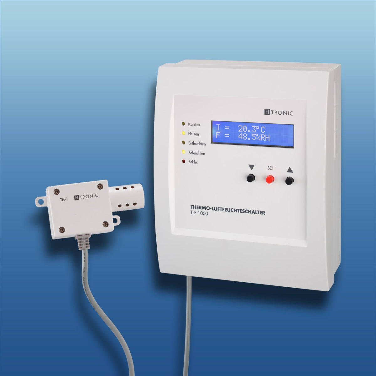 H-Tronic Temperatur-Luftfeuchteschalter TLF1000 K055