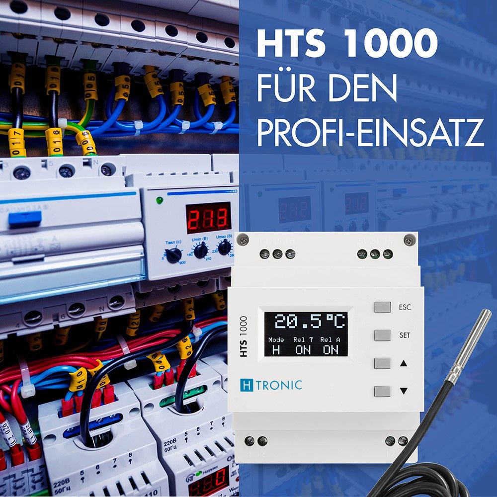 H-Tronic Hutschienen-Temperaturschalter HTS1000 K057