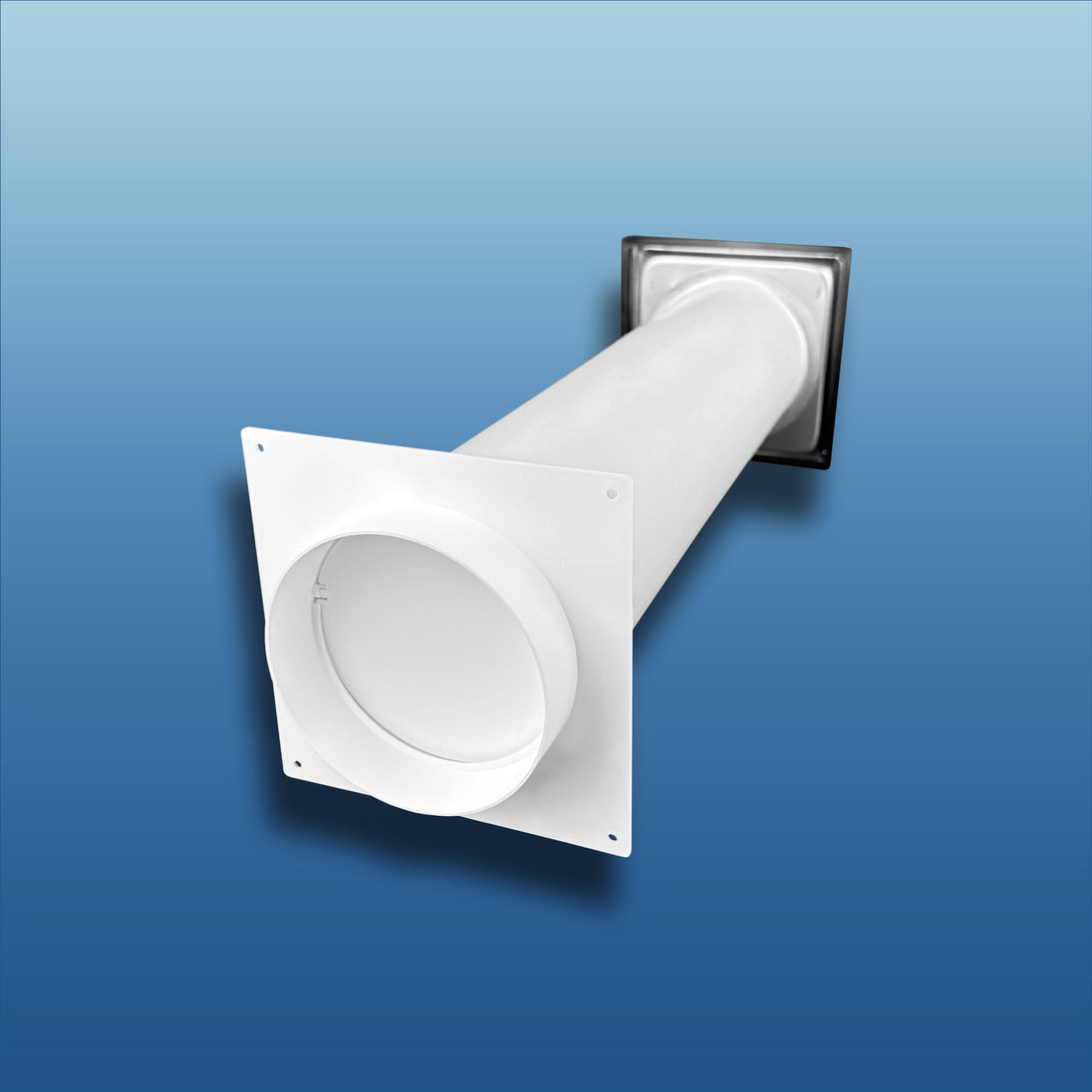 K-TECH-PRO Abluft-Mauerkasten Edelstahl mit beweglichen Lamellen K06030366