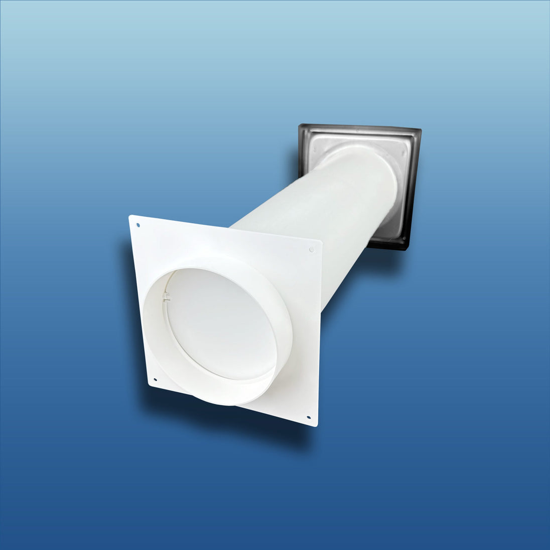 K-TECH-PRO Abluft-Mauerkasten Edelstahl mit beweglichen Lamellen K06030367