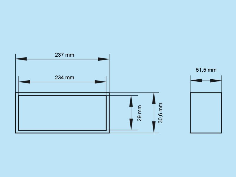 K-TECH-PRO Flachkanalverbinder K071912