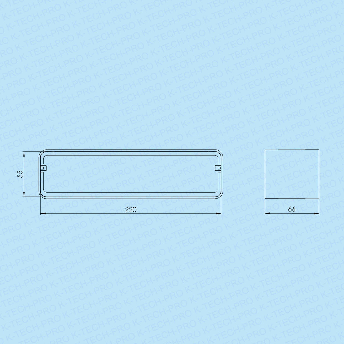 K-TECH-PRO Flachkanalverbinder K071913