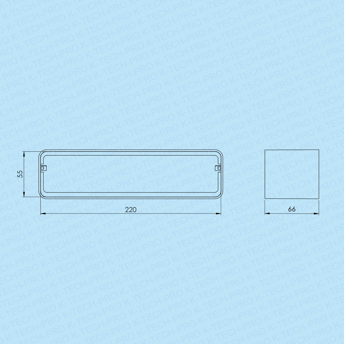 K-TECH-PRO Flachkanalverbinder K071913
