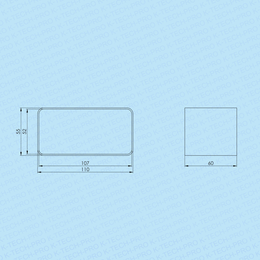 K-TECH-PRO Formteilverbinder flach K072111