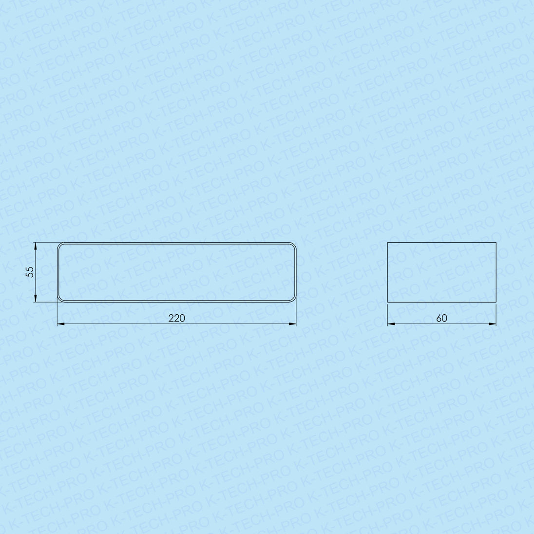K-TECH-PRO Formteilverbinder flach K072113