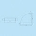 K-TECH-PRO 90° Bogen horizontal K072413
