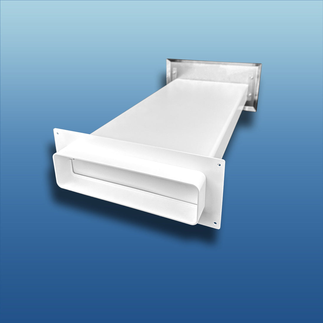 K-TECH-PRO Flachkanal Edelstahl Mauerkasten K076