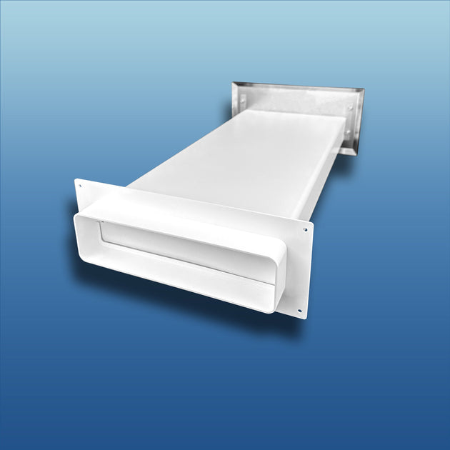 K-TECH-PRO Flachkanal Edelstahl Mauerkasten K076
