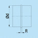 K-TECH-PRO Wickelfalz Verbinder (Nippel) K090202
