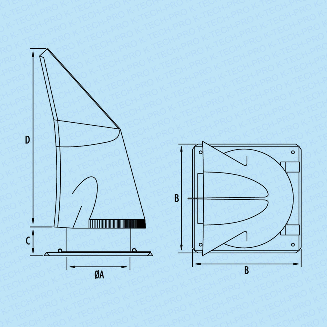 DOSPEL Dospel TWIST Schornsteinaufsatz K108