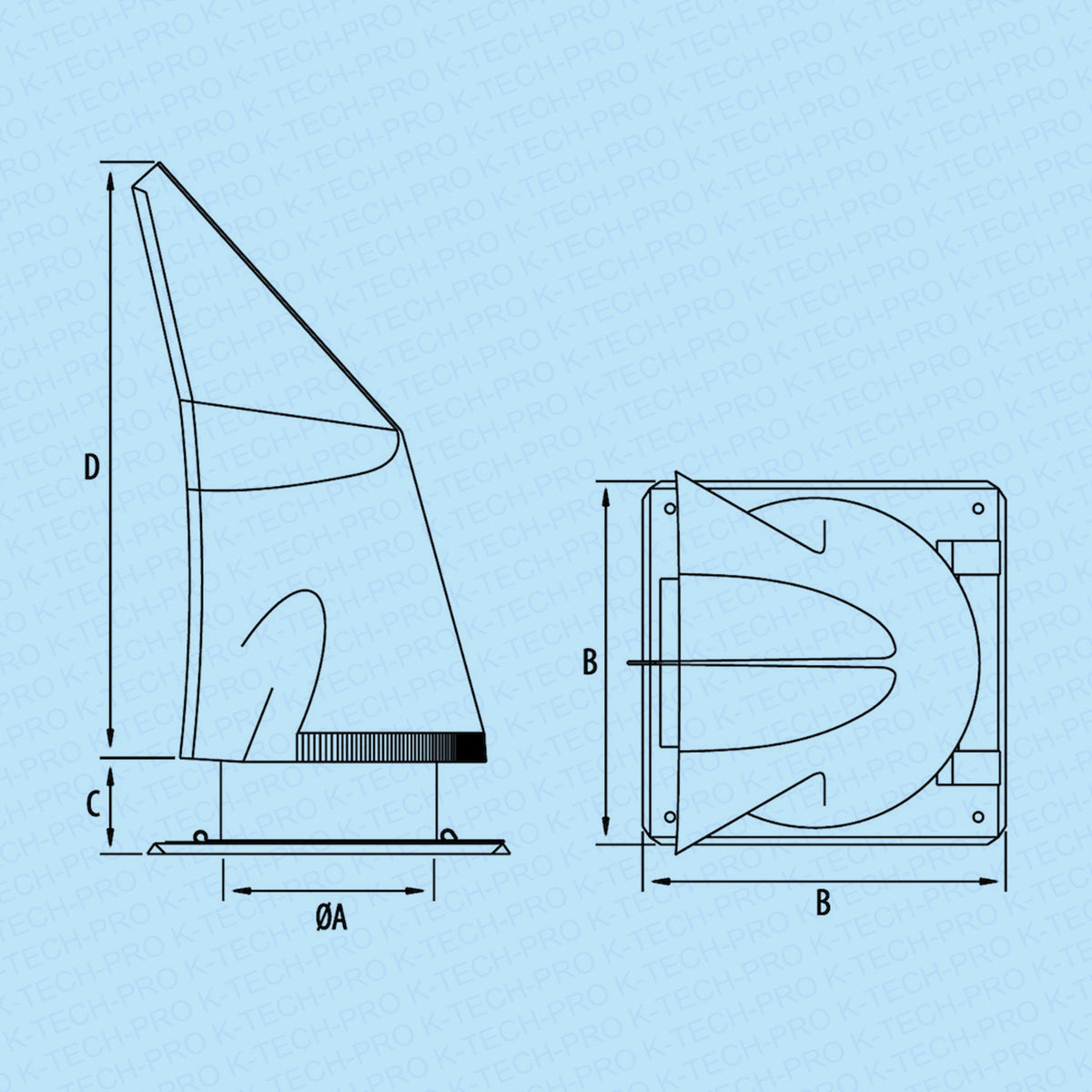 DOSPEL Dospel TWIST Schornsteinaufsatz K108