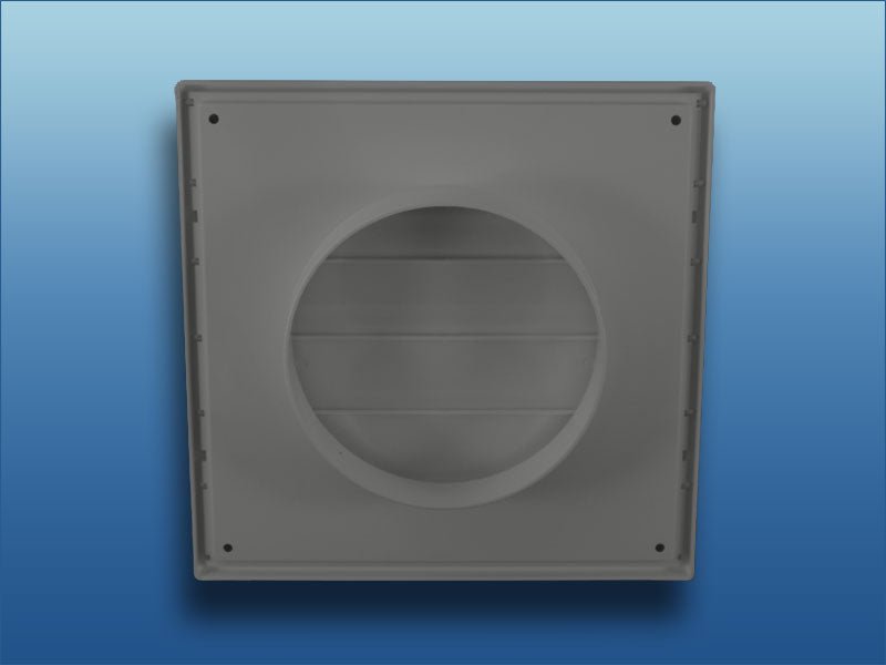 K-TECH-PRO Lüftungsgitter MVJ mit Flansch mit beweglichen Lamellen K110708.4