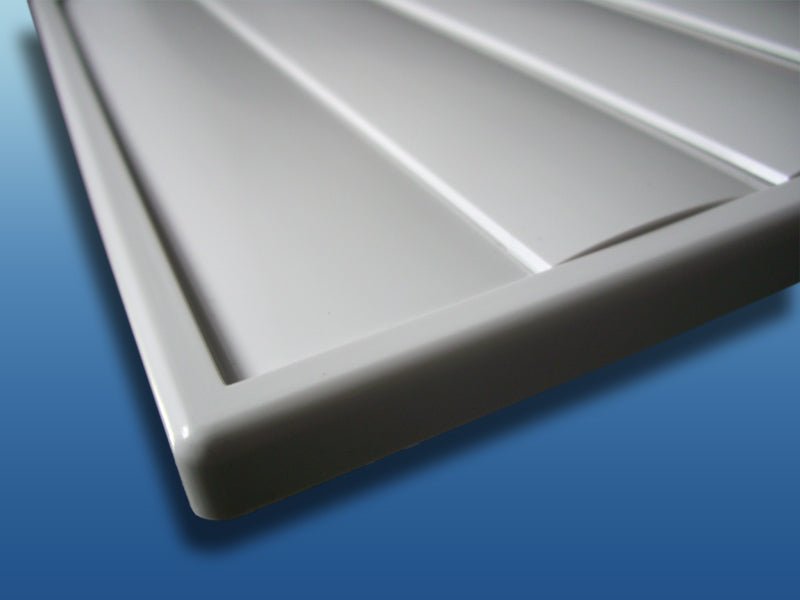 K-TECH-PRO Lüftungsgitter MVJ mit Flansch mit beweglichen Lamellen K110710