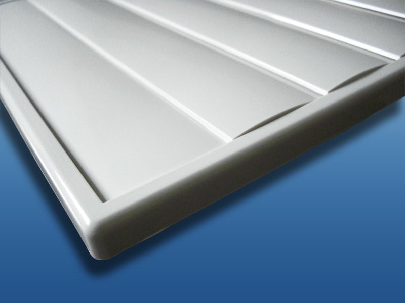 K-TECH-PRO Lüftungsgitter MVJ mit Flansch mit beweglichen Lamellen K110711