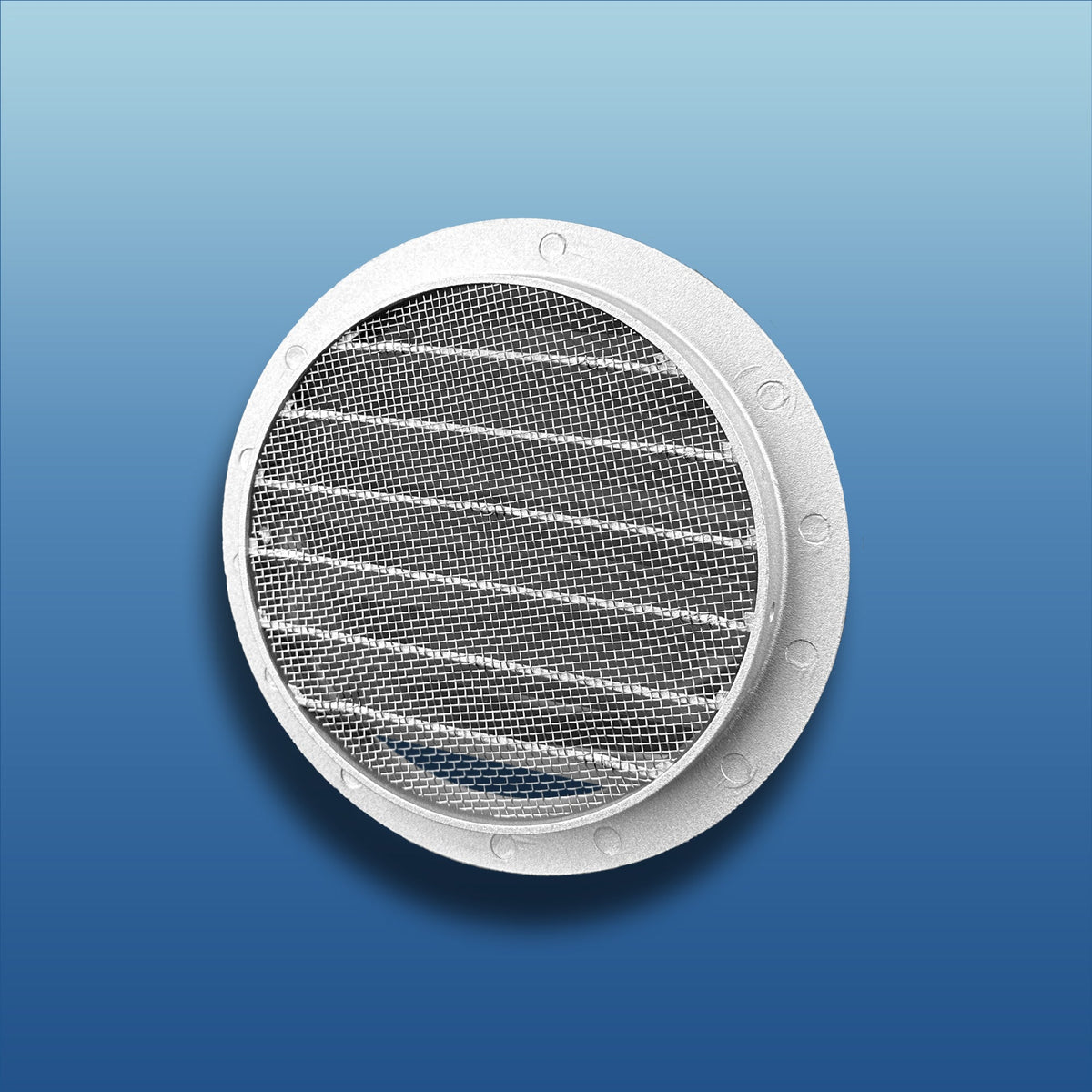 K-TECH-PRO Aluminium Wetterschutzgitter mit Flansch K112803