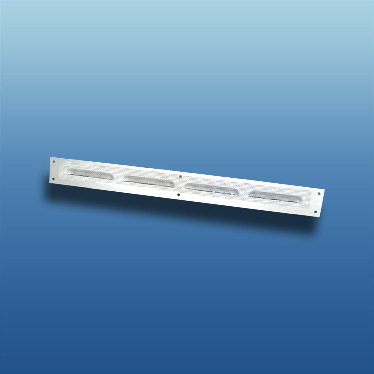K-TECH-PRO Belüftungsleiste 400x40mm Metall weiß mit Insektenschutz K113800