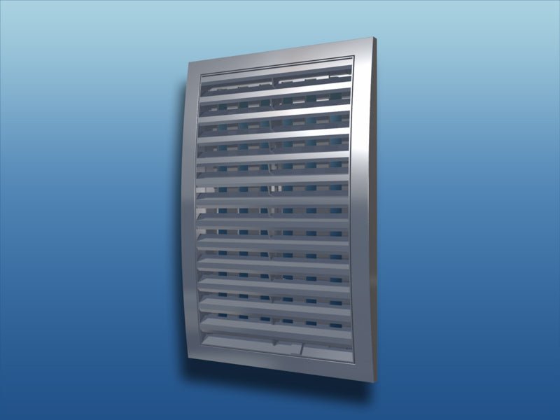 K-TECH-PRO Lüftungsgitter Modell D-RU mit Luftstromregelung K114800w