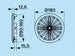 K-TECH-PRO Lüftungsgitter RR 90-160mm K114900