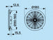 K-TECH-PRO Lüftungsgitter RR 90-160mm K114900