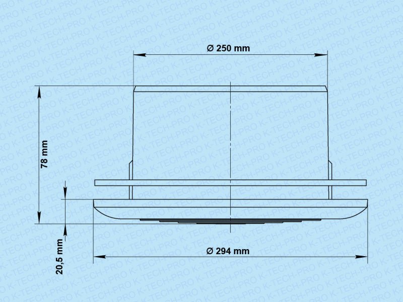 K-TECH-PRO Diffusor Kunststoff K120402