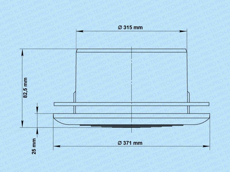 K-TECH-PRO Diffusor Kunststoff K120402