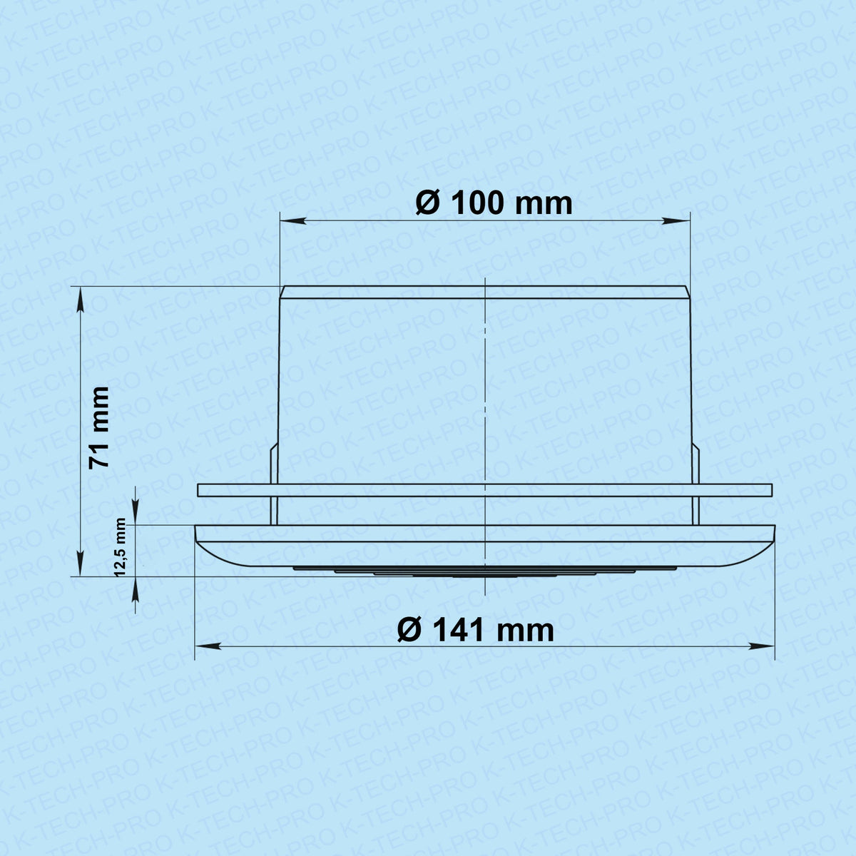 K-TECH-PRO Diffusor Kunststoff K120402