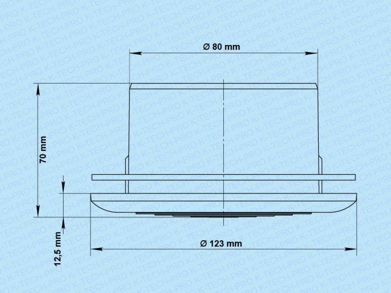 K-TECH-PRO Diffusor Kunststoff K120402