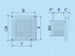 K-TECH-PRO Wandventilator Rational 01 mit automatischer Jalousie K125.11