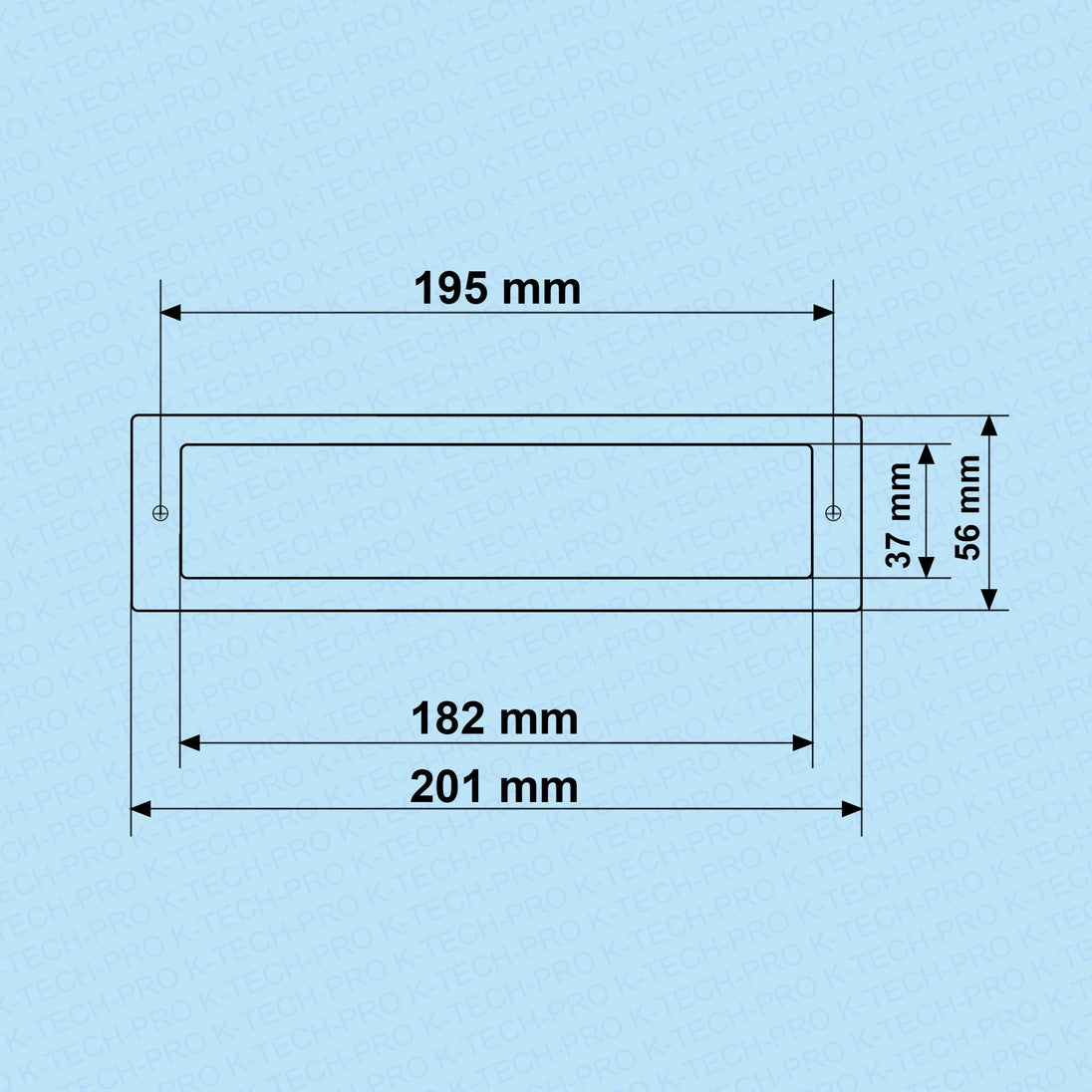 K-TECH-PRO Edelstahl Mesh-Gitter hochglanzpoliert K130