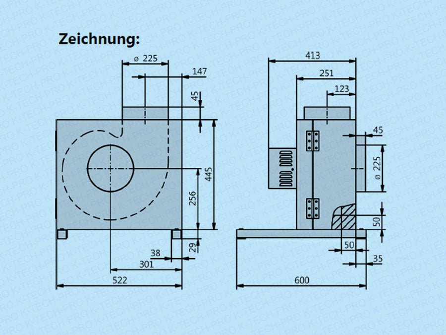 Rosenberg Rosenberg Küchenabluftbox K133.7