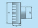 K-TECH-PRO Abluft-Mauerkasten Exclusiv Alfa K141.2