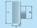 K-TECH-PRO Abluft-Mauerkasten Exclusiv Beta K142.2