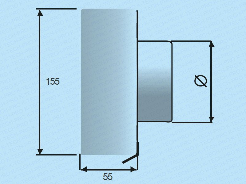 K-TECH-PRO Abluft-Mauerkasten Exclusiv Beta K142.2