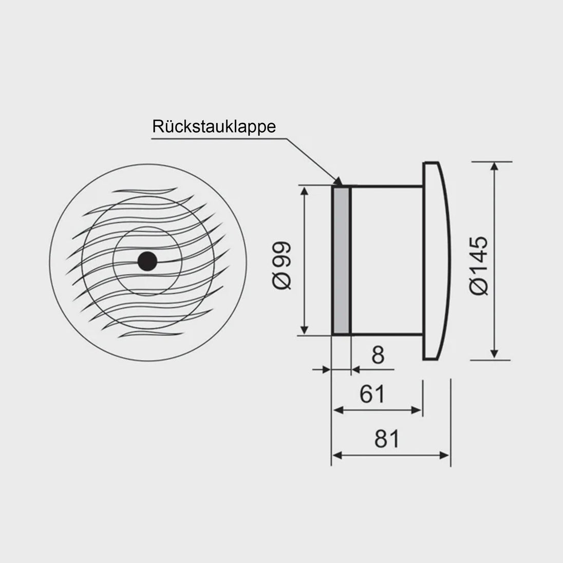 MMotors Saunalüfter KU K154.1