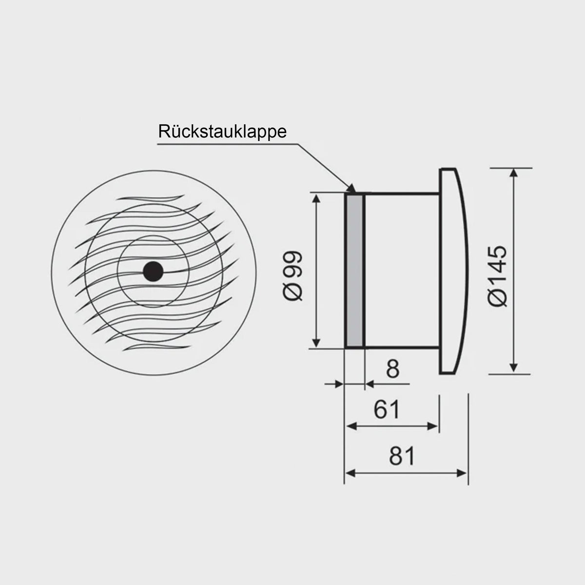 MMotors Saunalüfter KU K154.1