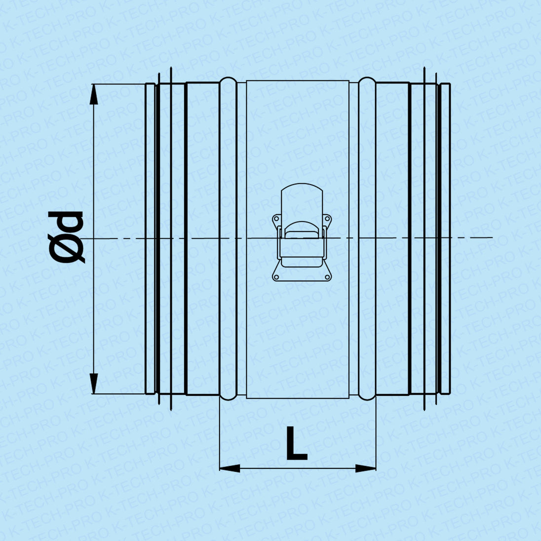 K-TECH-PRO Rohrfilter KUFI K160801