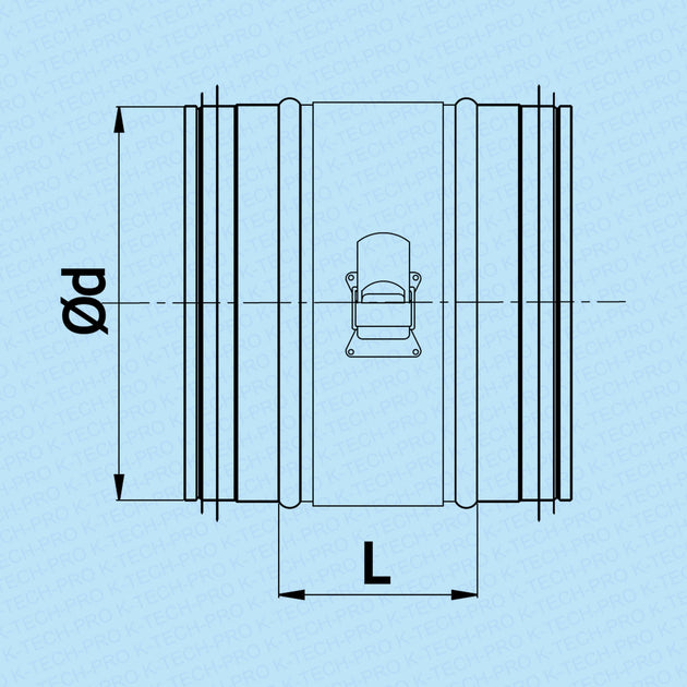 K-TECH-PRO Rohrfilter KUFI K160801