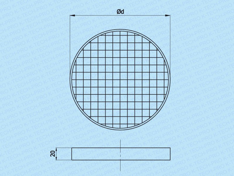 K-TECH-PRO Filtereinsatz für Rohrfilter KUFI K160901