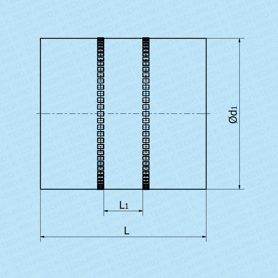 K-TECH-PRO Flexibler Verbinder (Vibrationsentkoppler) K161701