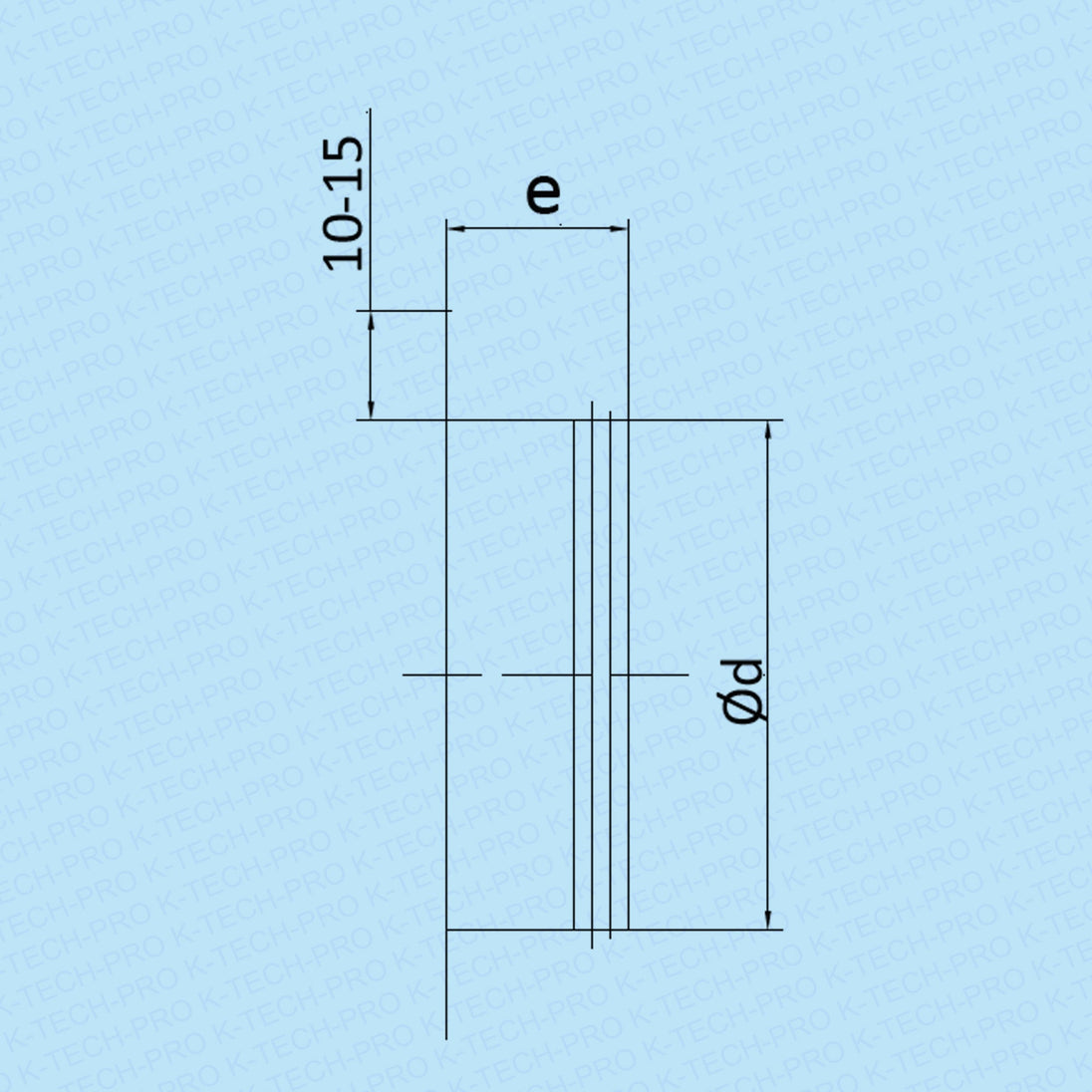 K-TECH-PRO Wickelfalz Bundkragen mit Lippendichtung K171601
