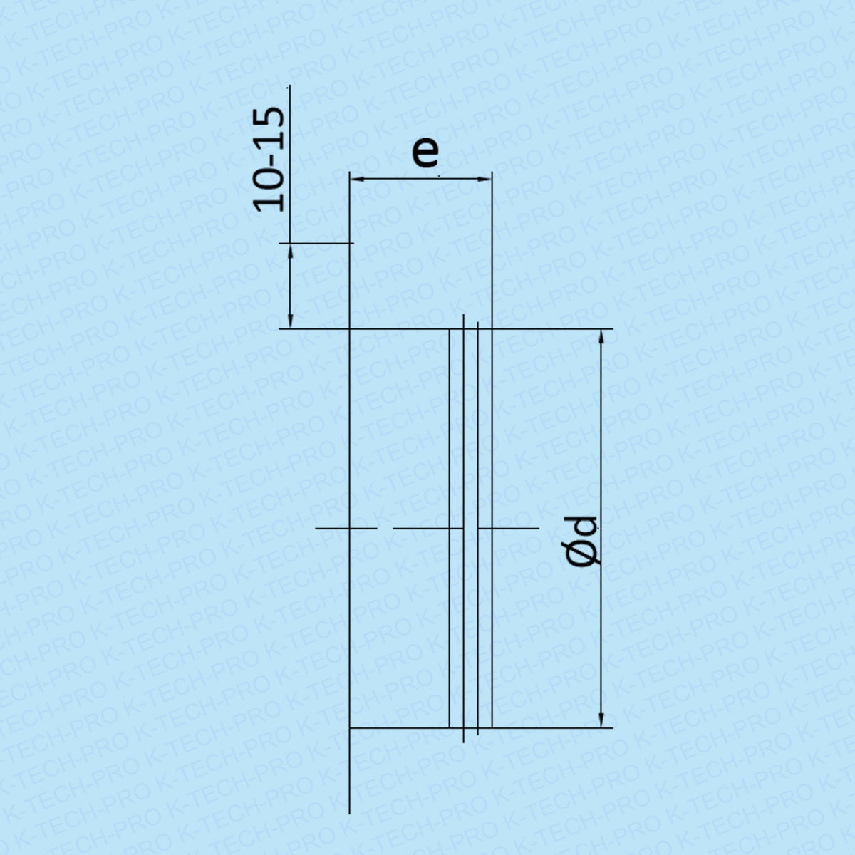 K-TECH-PRO Wickelfalz Bundkragen mit Lippendichtung K171601